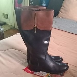 Tommy Hilfiger Leather Riding Boots
